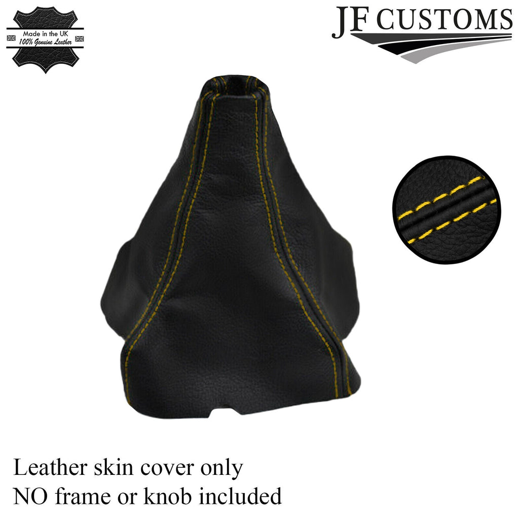 FITS PORSCHE CAYMAN 05-12 GEAR GAITER SHIFT BOOT yellow stitch CUSTOM NEW