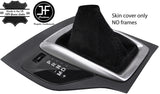 BLACK STITCHING REAL SUEDE AUTO AUTOMATIC GEAR GAITER FITS MAZDA 3 2014-2017