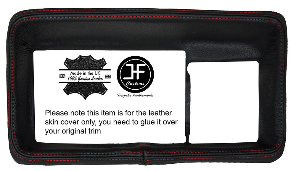 RED STICH INSTRUMENT SURROUND TRIM LEATHER COVER FOR ALFA ROMEO ALFETTA GTV6