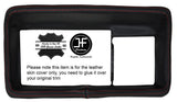 RED STICH INSTRUMENT SURROUND TRIM LEATHER COVER FOR ALFA ROMEO ALFETTA GTV6