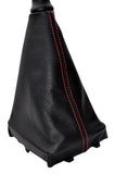 FITS MAZDA 6 2008+ red stitch LEATHER GEAR GAITER SHIFT BOOT CUSTOM NEW