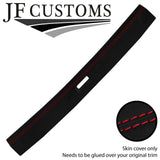 RED STITCH SUEDE FRONT ROOF VISOR TRIM COVER FOR PORSCHE 924 944 968 S2