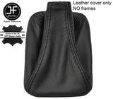 BLACK STITCH TOP GRAIN REAL LEATHER GEAR GAITER FITS TOYOTA MR2 MK2 1989-2000