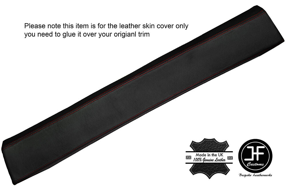 RED STITCH REAR PANEL LEATHER COVER FITS PORSCHE CARRERA 996 COUPE 97-05