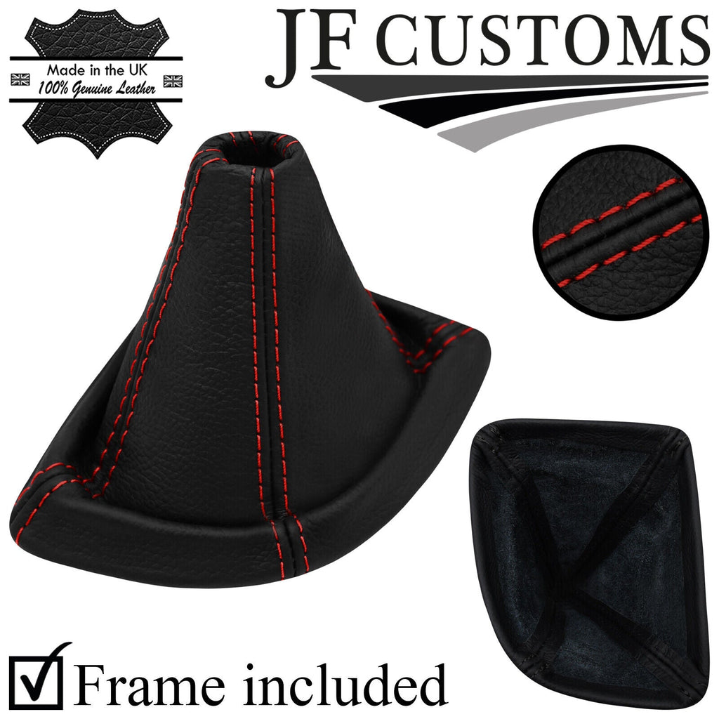 D RED  STITCH LEATHER HI LOW BOOT + METAL FRAME FOR TOYOTA HILUX SURF 89-95