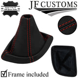 D RED  STITCH LEATHER HI LOW BOOT + METAL FRAME FOR TOYOTA HILUX SURF 89-95