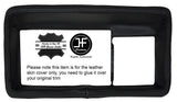 BLACK STICH INSTRUMENT SURROUND TRIM LEATHER COVER FOR ALFA ROMEO ALFETTA GTV6