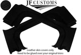 BLACK STITCH LEATHER COVERS FOR DEFENDER 90 83-06 INTERIOR RE UPHOLSTERY TOP KIT