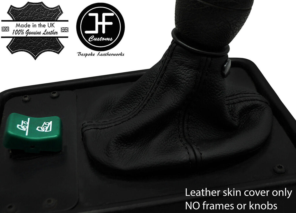 BLACK STITCH TOP GRAIN LEATHER GEAR GAITER FOR SCANIA 4SERIES 114 124 164 95-07