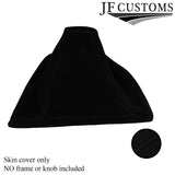 BLACK STITCH SUEDE GEAR GAITER FOR BMW 1 SERIES F20 F21 2011-2017 CUSTOM NEW