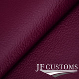 BURGUNDY LEATHER COVERED CONSOLE CUP HOLDER TRIM FOR MERCEDES W126 S CLASS 79-91