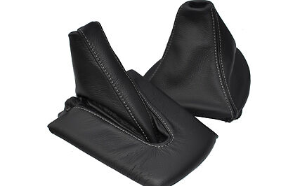 FITS BMW Z4 E85 E86 GEAR + HANDBRAKE GAITER BOOT grey st CUSTOM NEW MADE IN UK