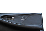 FITS TOYOTA MR2 89-00 2 x DOOR CARD COVERS LEATHER black CUSTOM NEW MADE IN UK