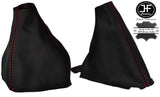 RED STITCH REAL LEATHER GEAR & HANDBRAKE GAITER FITS FIAT BARCHETTA 95-05