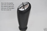 FITS RENAULT LAGUNA BLACK GEAR KNOB COVER ONLY PETROL NEW CUSTOM NEW MADE IN UK