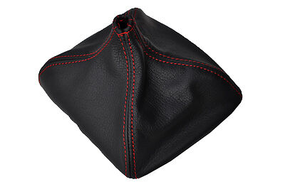 RED STITCHING FITS DODGE NITRO 07-12 LEATHER GEAR SHIFT BOOT GAITER CUSTOM NEW