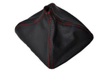 RED STITCHING FITS DODGE NITRO 07-12 LEATHER GEAR SHIFT BOOT GAITER CUSTOM NEW