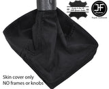 BLACK STITCHING REAL SUEDE MANUAL GEAR GAITER FITS VW POLO 9N 9N2 2002-2009