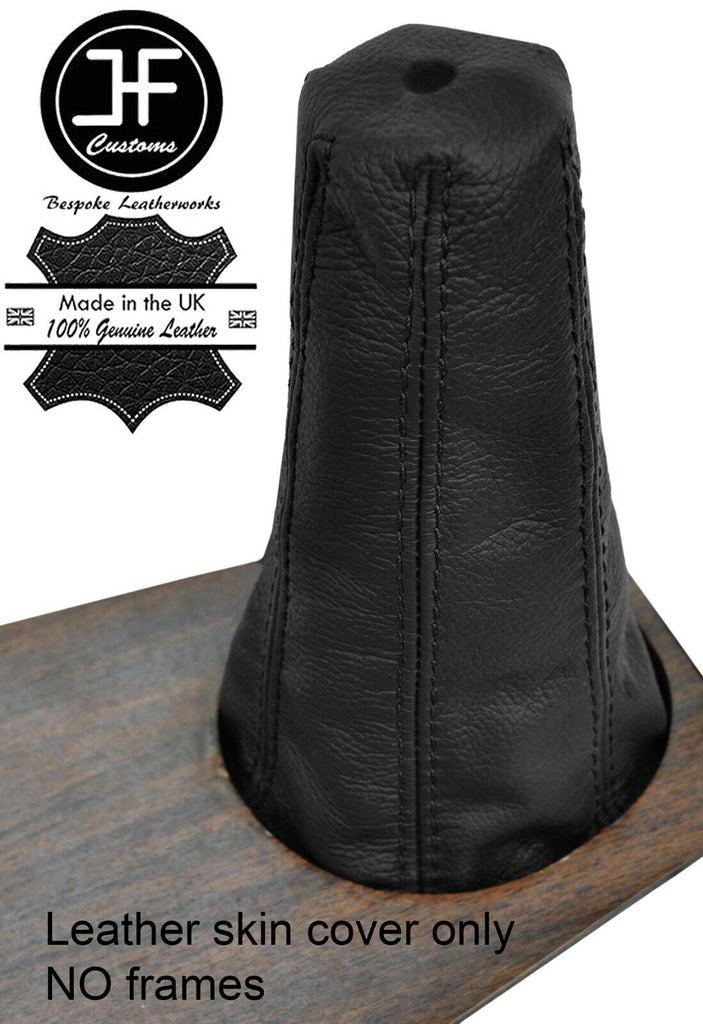 BLACK STITCH LEATHER MANUAL GEAR GAITER COVER FITS FIAT 124 SPIDER CLASSIC