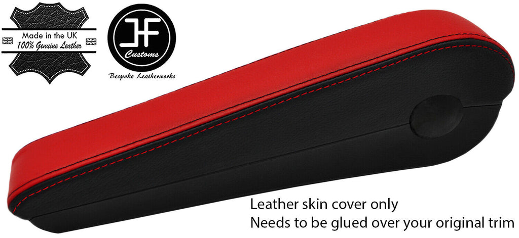 BLACK & RED  1X DRIVER SEAT ARMREST LEATHER COVER FITS MERCEDES SPRINTER 06-18