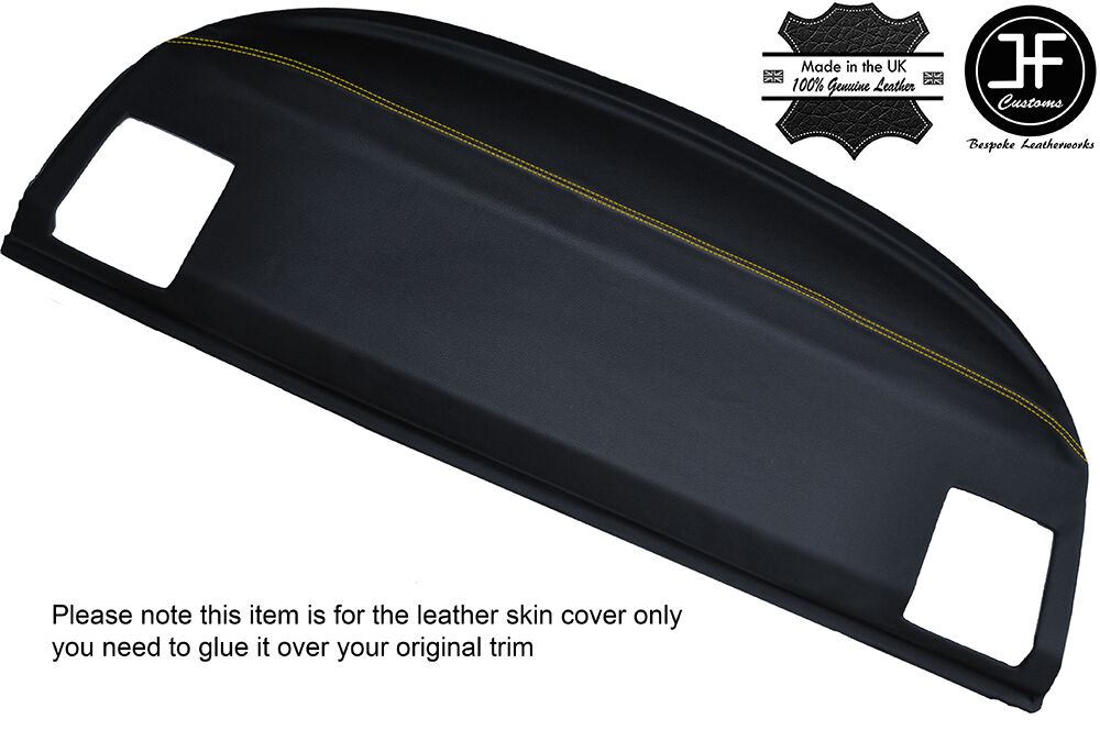 YELLWO STITCH REAR PARCEL SHELF LEATHER COVER FITS BMW E36 3 SERIES COUPE 92-98