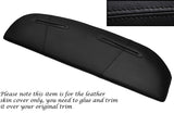 BLACK STITCHING TOP DASH DASHBOARD LEATHER COVER FITS RELIANT SCIMITAR SE5