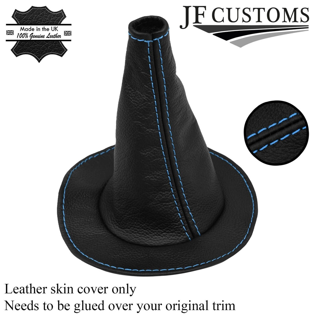 FITS FORD ESCORT MK1 MK2 L BLUE STITCH LEATHER GEAR GAITER RUBBER REPLACEMENT