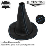 FITS FORD ESCORT MK1 MK2 L BLUE STITCH LEATHER GEAR GAITER RUBBER REPLACEMENT
