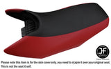 BLACK & DARK RED VINYL CUSTOM FITS HONDA AQUATRAX F 12 X 02-07 SEAT COVER