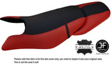 BLACK & D RED CUSTOM FITS SEADOO GTX GTI 97-01 FRONT + REAR VINYL SEAT COVER
