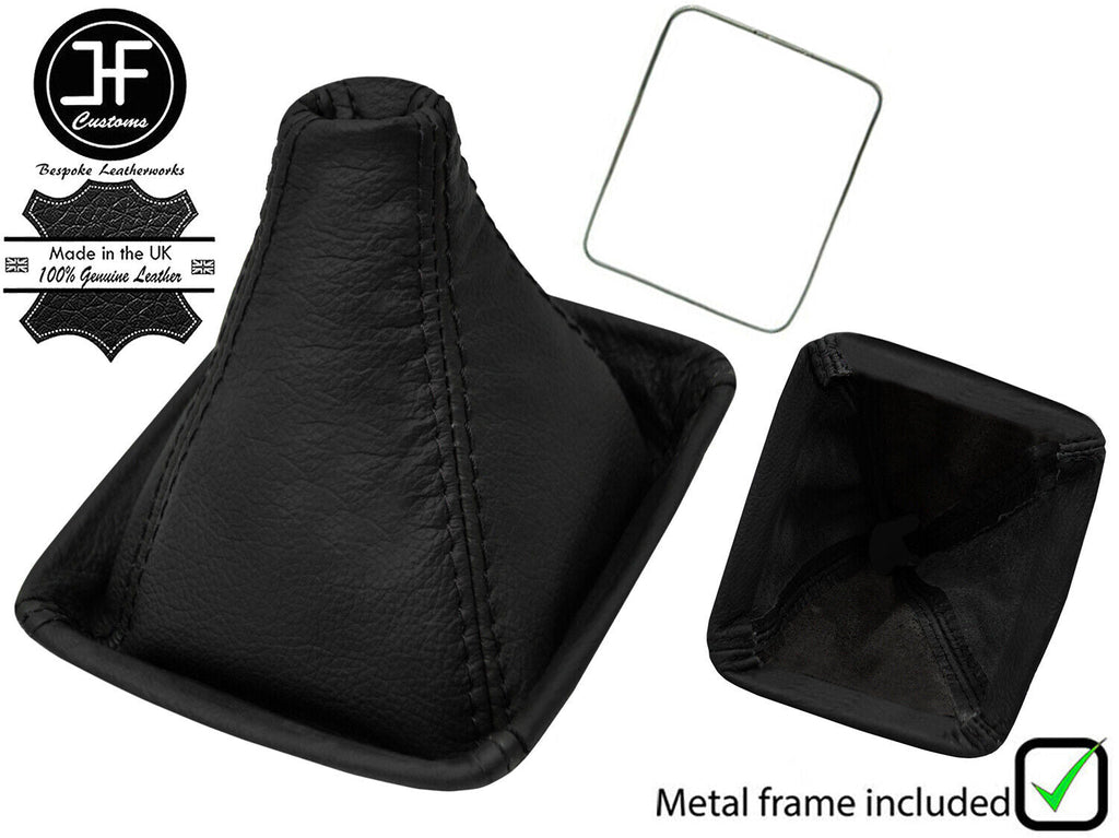 BLACK BLACK LEATHER GEAR + METAL FRAME FOR TOYOTA JZX 100 CHASER 1996-2000
