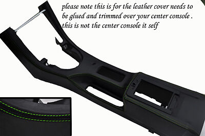 green stitch FITS MG MGF MG TF MGTF 95-05 CENTER CONSOLE LEATHER SKIN COVER