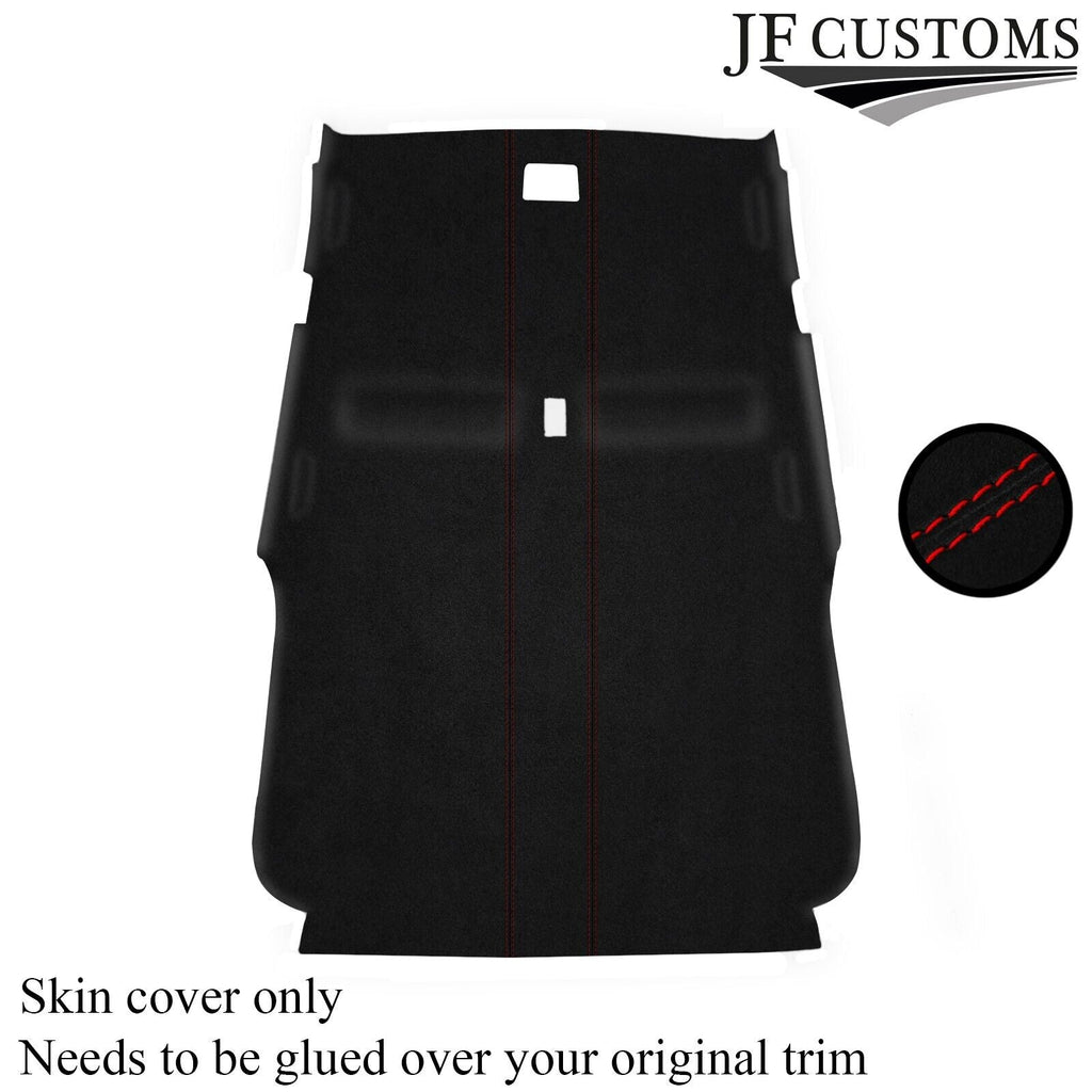 RED STITCH LUXE SUEDE HEADLINER COVER FOR LAND ROVER FREELANDER 1 97-06