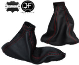 RED STITCHING  FITS ALFA ROMEO GT 2003-2010 GEAR HANDBRAKE GAITER LEATHER