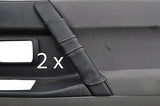 grey stitching FITS MITSUBISHI SHOGUN 2000-2011 2X DOOR HANDLE LEATHER COVERS