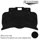 FITS FIAT 500 ABARTH 07-16 BLACK STITCH SUEDE REAR BOOT TRIM COVER CUSTOM NEW