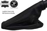 BLACK & BLACK STRIPE LEATHER HANDBRAKE GAITER FOR VAUXHALL OPEL ASTRA K MK7 16+