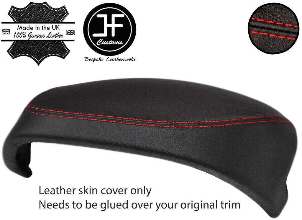 RED STICH SPEEDO COWL HOOD LETHR COVER FOR LAND ROVER RANGE ROVER SPORT 09-13