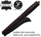 RED STITCH TOP GRAIN REAL LEATHER HANDBRAKE GAITER FITS NISSAN JUKE 2010-2018