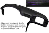 PURPLE STITCH FITS CORVETTE C5 1997-2004 TOP DASH DASHBOARD LEATHER COVER ONLY