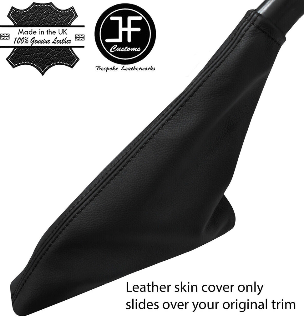 BLACK STITCH TOP GRAIN LEATHER HANDBRAKE GAITER FITS IVECO DAILY 2007-2014