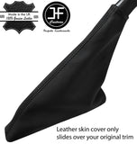 BLACK STITCH TOP GRAIN LEATHER HANDBRAKE GAITER FITS IVECO DAILY 2007-2014