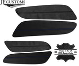 BLUE STITCH REAR DOOR TRIM ARMREST 4X LEATHER COVERS FOR BMW E82 COUPE 04-13