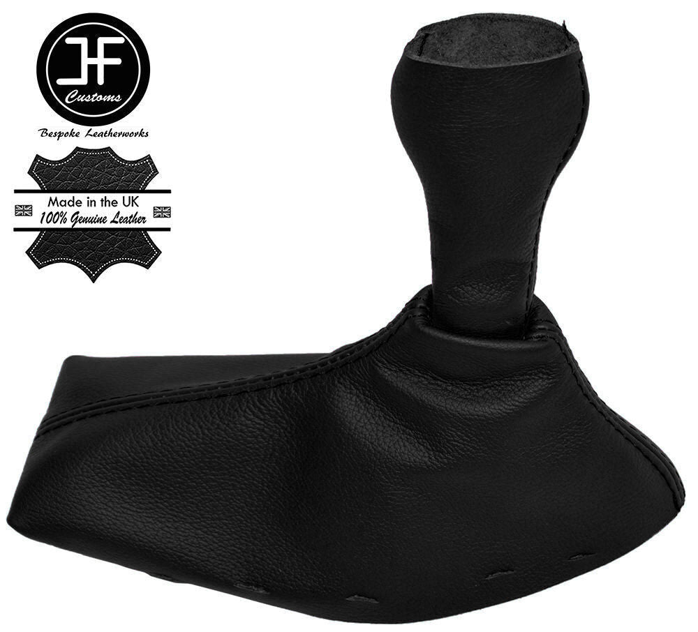 BLACK LEATHER LEATHER 5 SPEED GEAR GAITER FITS PORSCHE 986 BOXSTER 1996-2004