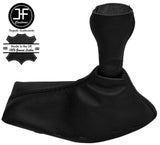 BLACK LEATHER LEATHER 5 SPEED GEAR GAITER FITS PORSCHE 986 BOXSTER 1996-2004