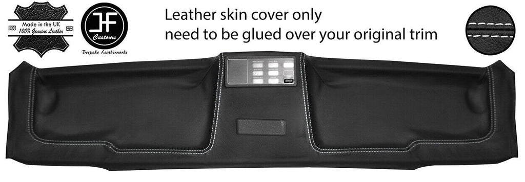 WHITE STITCH TOP ROOF HEADLINER PANEL LEATHER COVER FOR BMW E30 81-92 COUPE