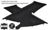 BLACK STITCH 2X REAR C PILLAR LEATHER COVERS FOR BMW 3 SERIES E36 COMPACT 93-00