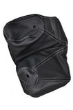 white stitch FITS WRANGLER 87-95 MANUAL LEATHER GEAR GAITER FIT OVER RUBBER BOOT