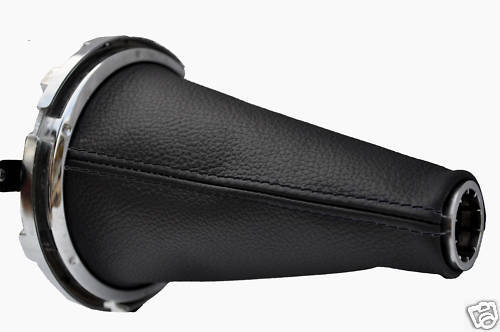 FITS HONDA CIVIC MK7 2003-2005 GEAR GAITER BLACK LEATHER CUSTOM NEW MADE IN UK