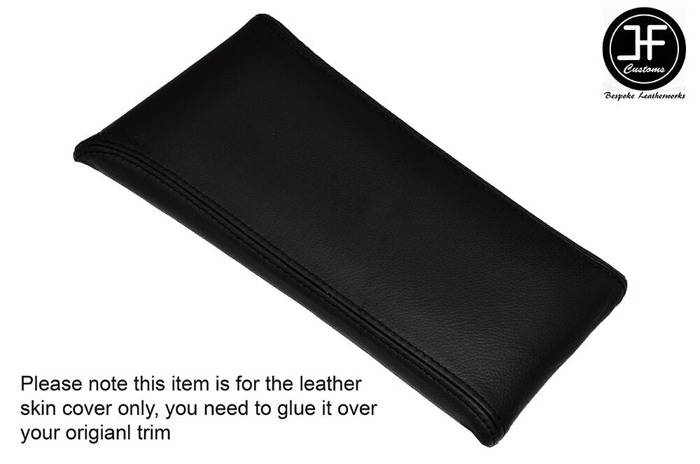 BLACK STITCH CENTRE CONSOLE TRIM LEATHER SKIN COVER FITS JAGUAR 420 CLASSIC